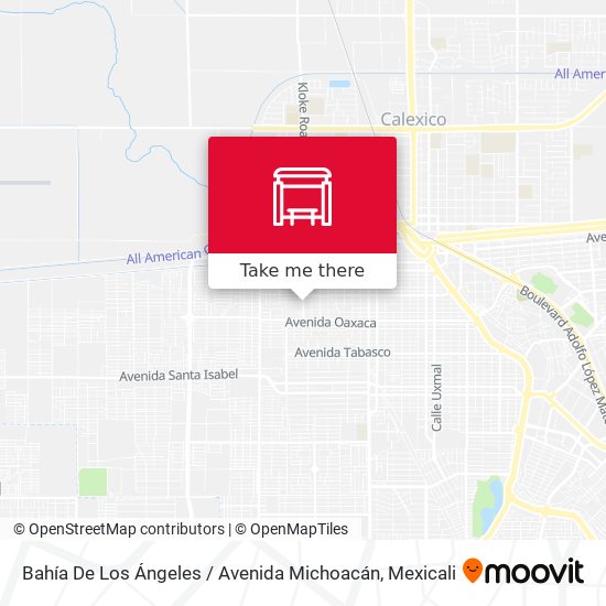 Bahía De Los Ángeles / Avenida Michoacán map