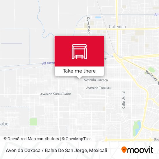 Mapa de Avenida Oaxaca / Bahía De San Jorge