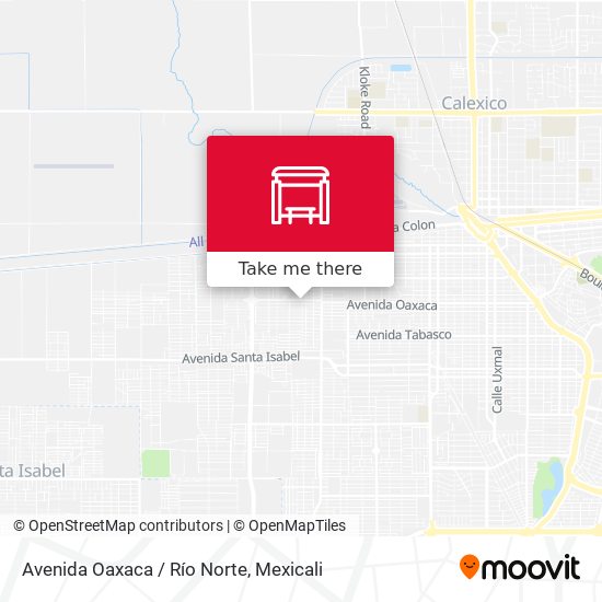 Avenida Oaxaca / Río Norte map