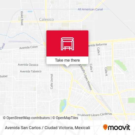 Mapa de Avenida San Carlos / Ciudad Victoria