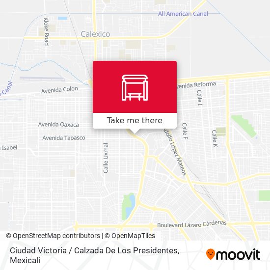 Mapa de Ciudad Victoria / Calzada De Los Presidentes