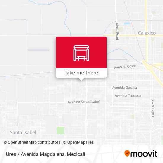 Ures / Avenida Magdalena map