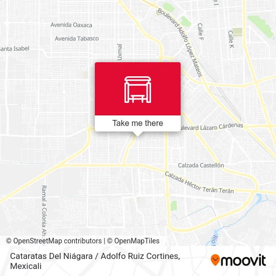 Mapa de Cataratas Del Niágara / Adolfo Ruiz Cortines