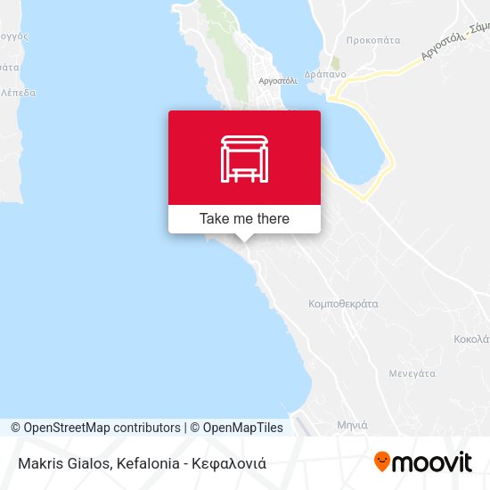Makris Gialos map