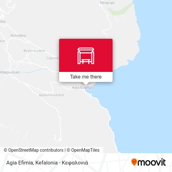 Agia Efimia map