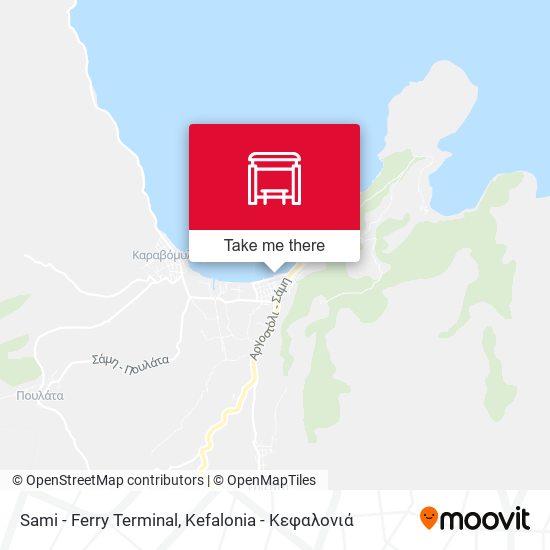 Sami - Ferry Terminal map