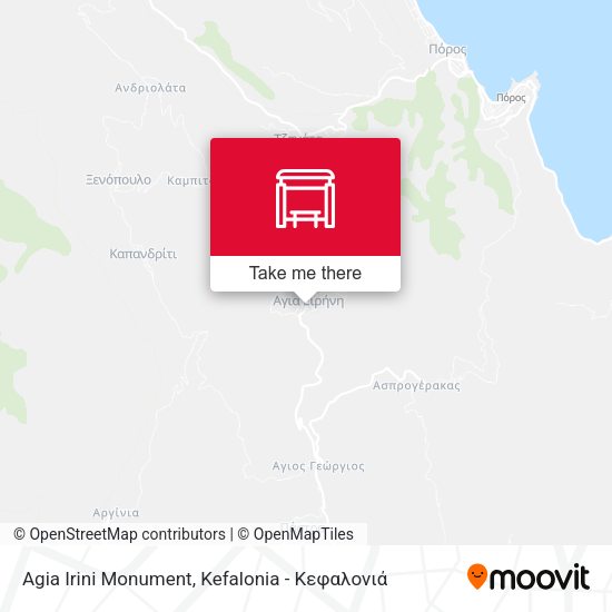 Agia Ιrini Monument map
