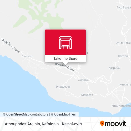 Atsoupades Arginia map
