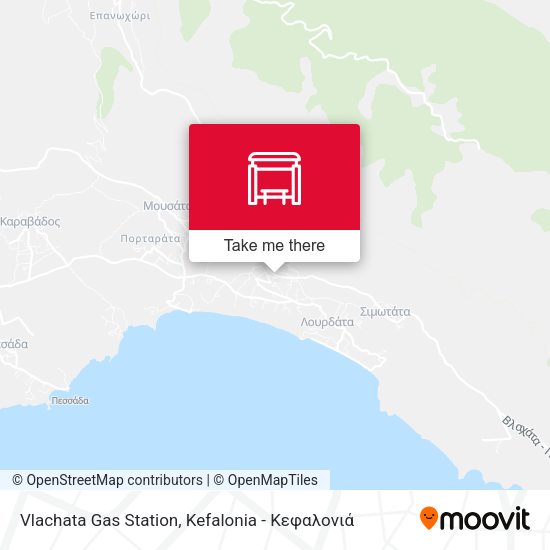 Vlachata Gas Station map