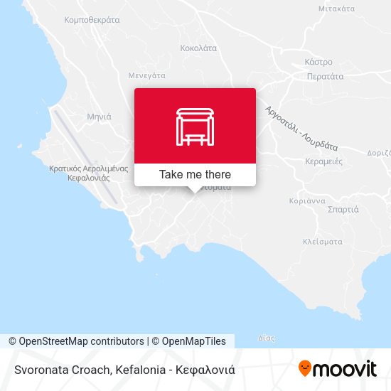Svoronata Croach map