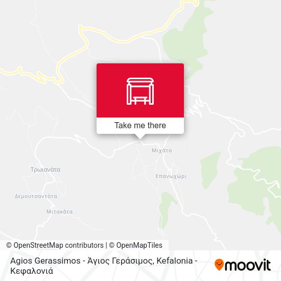 Agios Gerassimos - Άγιος Γεράσιμος map