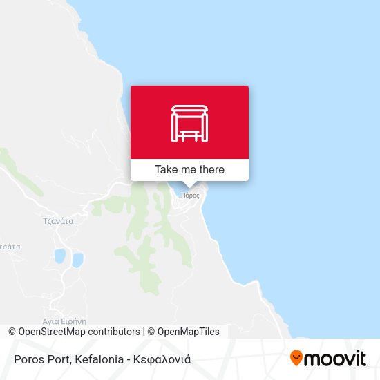 Poros Port map