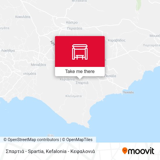 Σπαρτιά - Spartia map