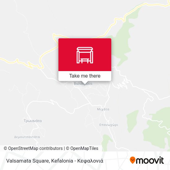 Valsamata Square map