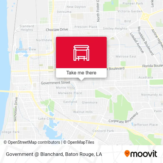 Government @ Blanchard map