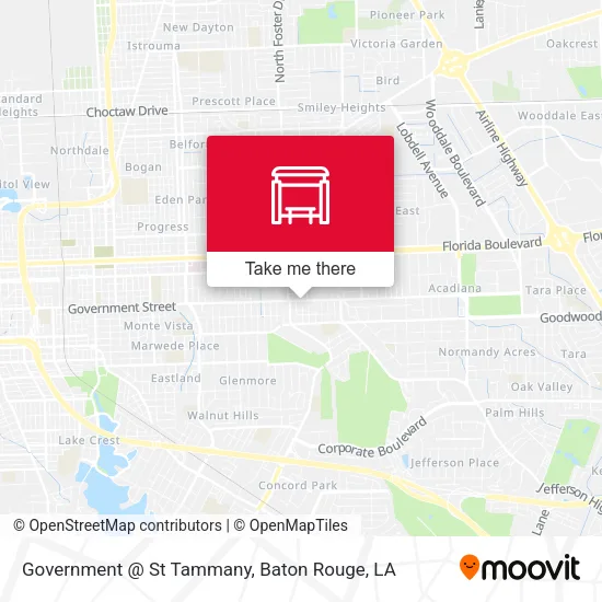 Government @ St Tammany map