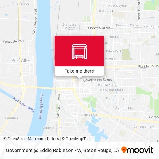 Government @ Eddie Robinson - W map