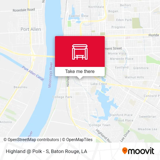 Highland @ Polk - S map