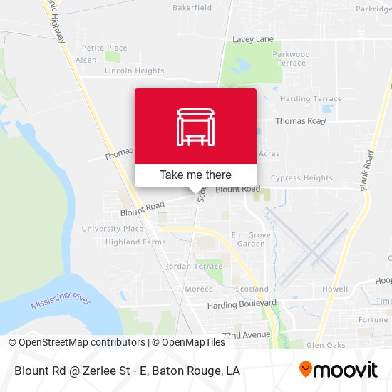 Blount Rd @ Zerlee St - E map