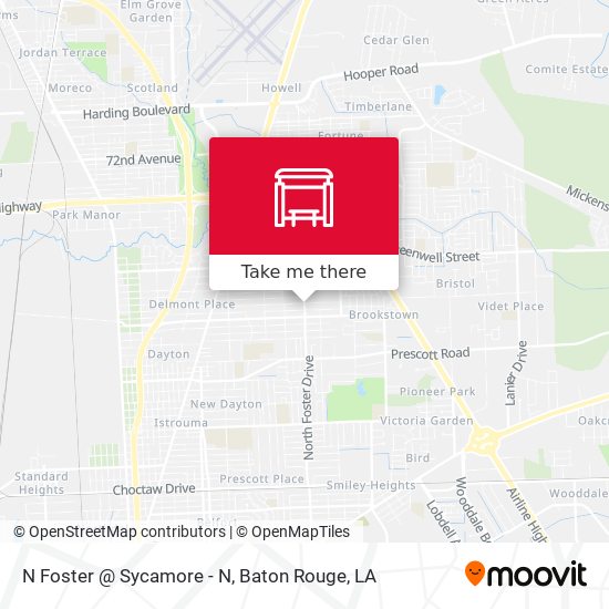 N Foster @ Sycamore - N map