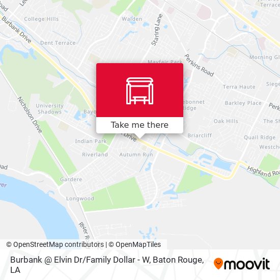 Burbank @ Elvin Dr / Family Dollar - W map