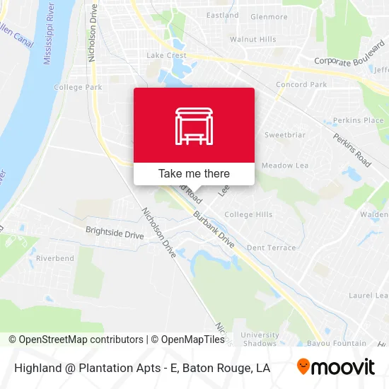 Highland @ Plantation Apts - E map