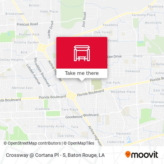 Crossway @ Cortana Pl - S map