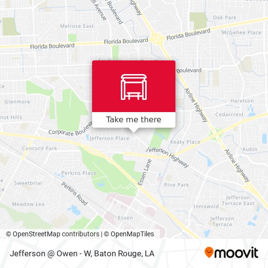 Jefferson @ Owen - W map