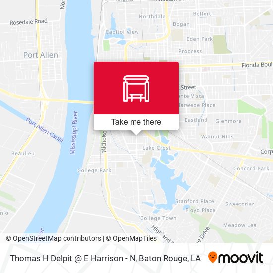 Thomas H Delpit @ E Harrison - N map