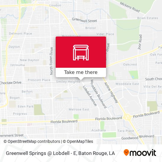 Greenwell Springs @ Lobdell - E map