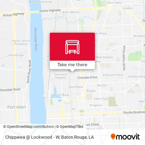 Chippewa @ Lockwood - W map