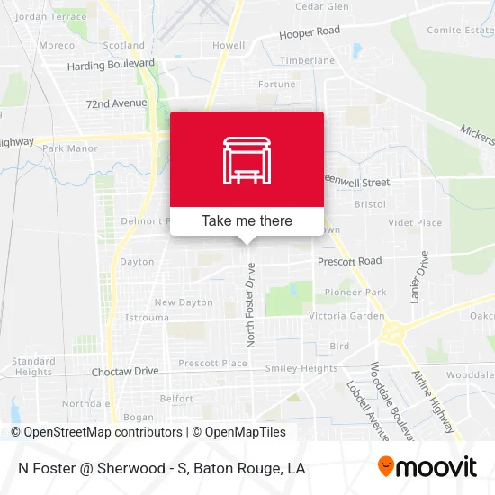 N Foster @ Sherwood - S map