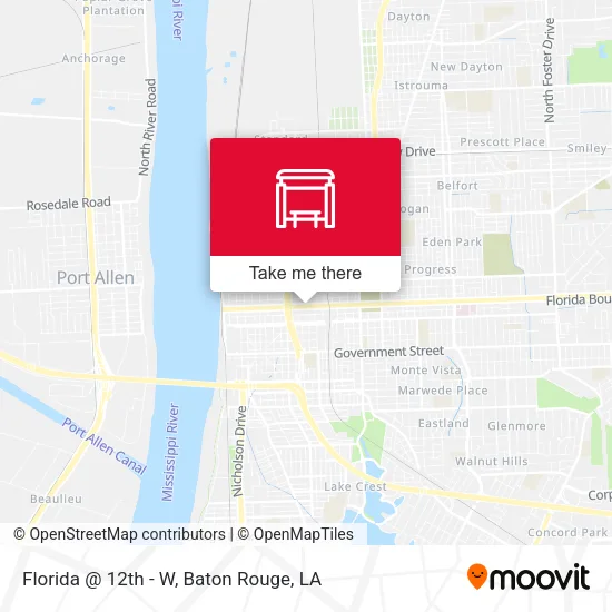 Florida @ 12th - W map