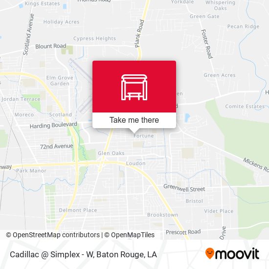 Mapa de Cadillac @ Simplex - W