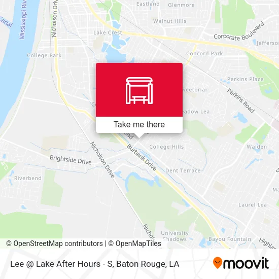 Lee @ Lake After Hours - S map