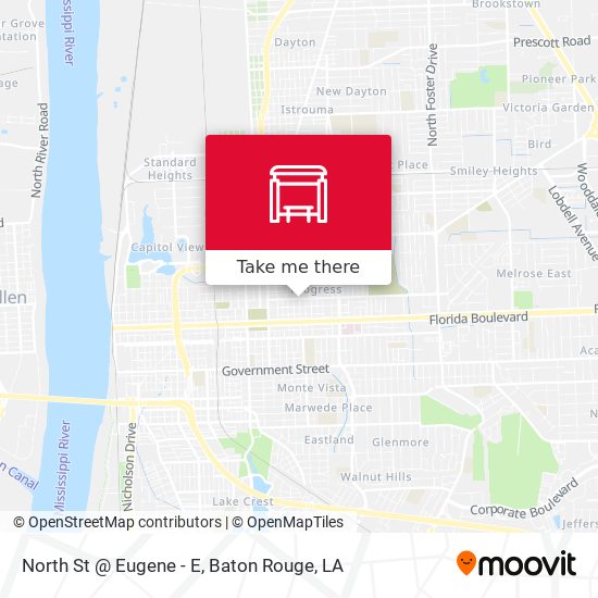 North St @ Eugene - E map