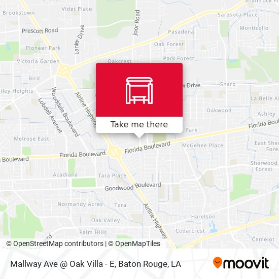Mallway Ave @ Oak Villa - E map