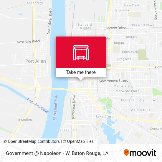 Government @ Napoleon - W map