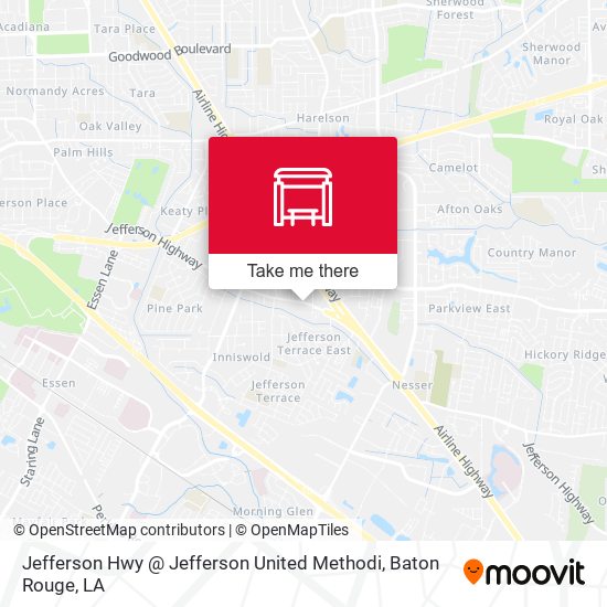 Jefferson Hwy @ Jefferson United Methodi map
