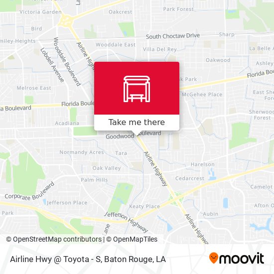 Mapa de Airline Hwy @ Toyota - S