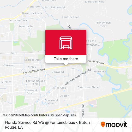 Mapa de Florida Service Rd Wb @ Fontainebleau -
