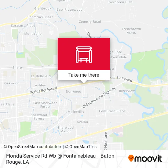 Florida Service Rd Wb @ Fontainebleau - map