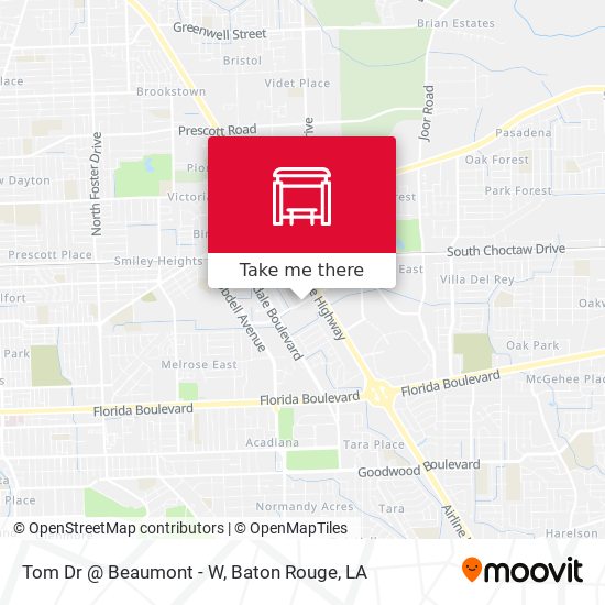 Mapa de Tom Dr @ Beaumont - W