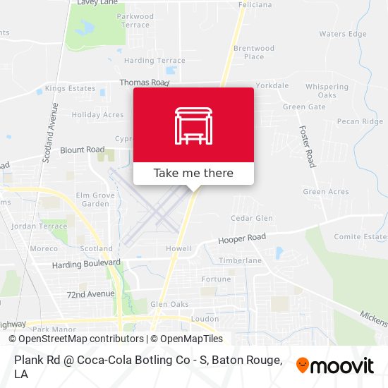 Plank Rd @ Coca-Cola Botling Co - S map