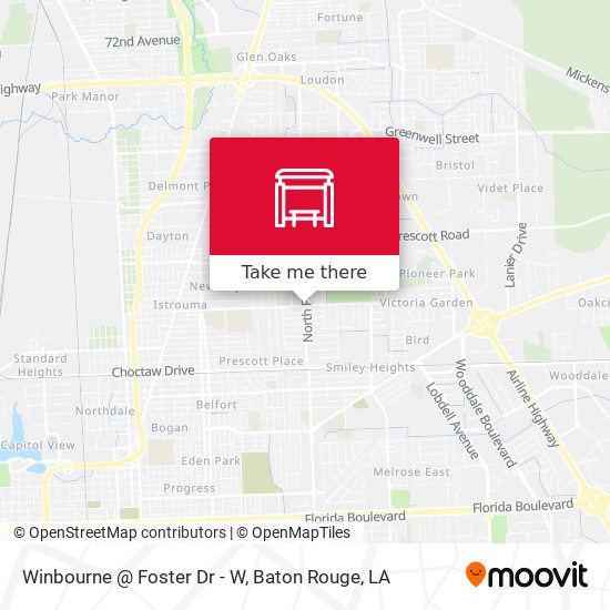 Winbourne @ Foster Dr - W map