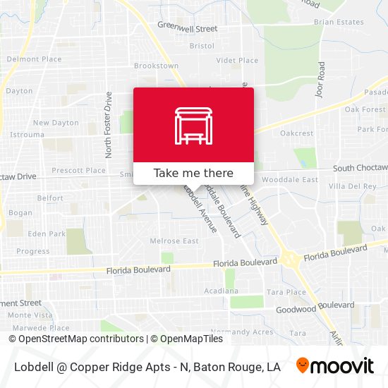 Mapa de Lobdell @ Copper Ridge Apts - N