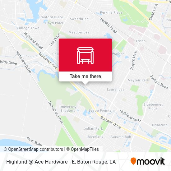 Highland @ Ace Hardware - E map