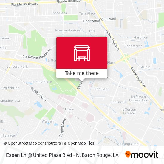 Mapa de Essen Ln @ United Plaza Blvd - N