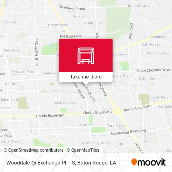 Wooddale @ Exchange Pl. - S map