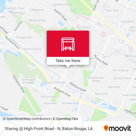 Mapa de Staring @ High Point Road - N
